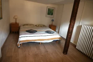 vue d'une chambre du gîte le Cerf