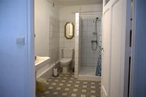 vue de la salle d'eau du gîte le Cerf