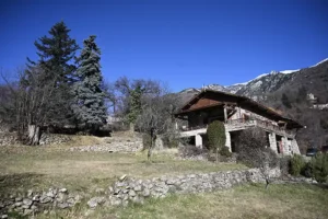 vue extérieure du gîte de la Brasca