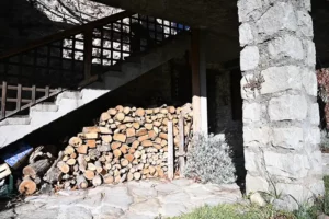 vue extérieure du gîte de la Brasca