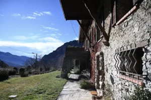 vue extérieure du gîte de la Brasca