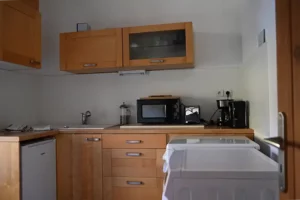 vue de la cusine du gîte la Marmotte