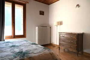 vue d'une chambre du gîte la Marmotte