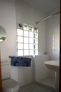 vue de la salle d'eau du gîte la Marmotte