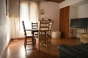 vue du séjour du gîte la Marmotte