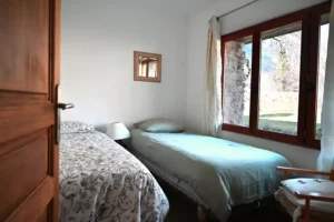 vue d'une chambre du gîte la Marmotte